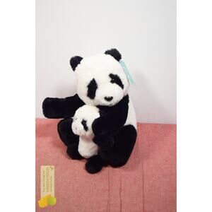 FAO Schwarz 10" Mommy and Me Panda Plush